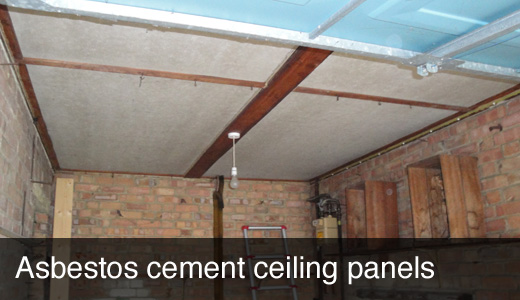 asbestos ceiling tiles
